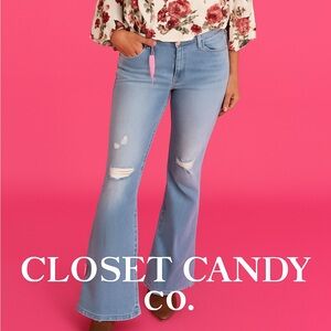 KanCan Light Blue Flare Jeans